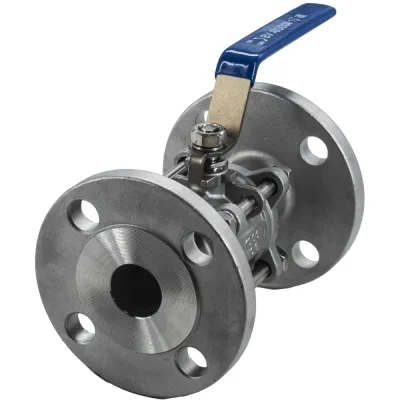 Кран шаровый фланцевый под привод нержавеющий NEWKEY (3PC), AISI304 DN32 (1_1/4"), (CF8), PN16 NK-BFp32/4