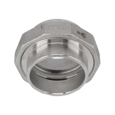 Американка NEWKEY c/c нержавеющая, AISI304 DN80 (3), (CF8), PTFE, PN16 NK-AW/W80/4