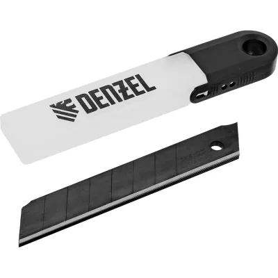 Лезвия 18 мм, сталь SK4, 0.5 мм, супер острые, 5 шт Denzel 79306