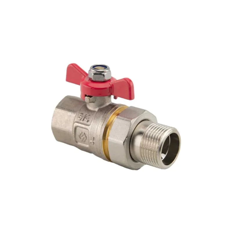 Кран-американка MVI ГОСТ, 3/4 вн-нар, рукоятка «бабочка» BV.920.05