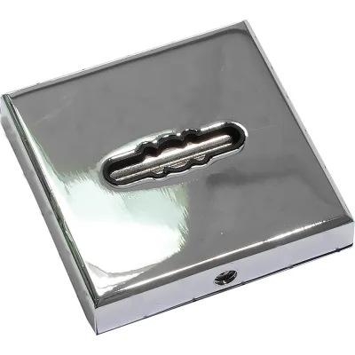 Ключевина сувальдная Doorlock dl es01/s/l/a cp полированный хром, квадратная розетка, автоматическая шторка, 1 шт. 73379