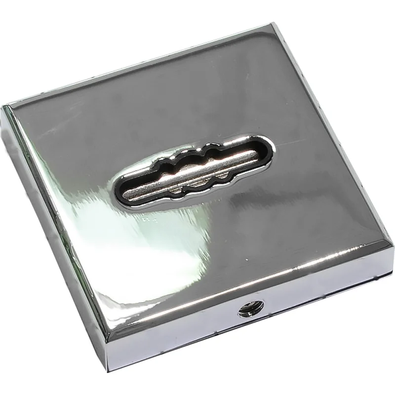 Ключевина сувальдная Doorlock dl es01/s/l/a cp полированный хром, квадратная розетка, автоматическая шторка, 1 шт. 73379