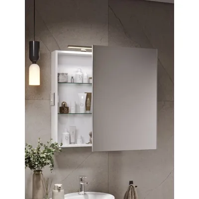 Шкаф зеркальный ALAVANN Cosmetic 55, белый ALV0723001