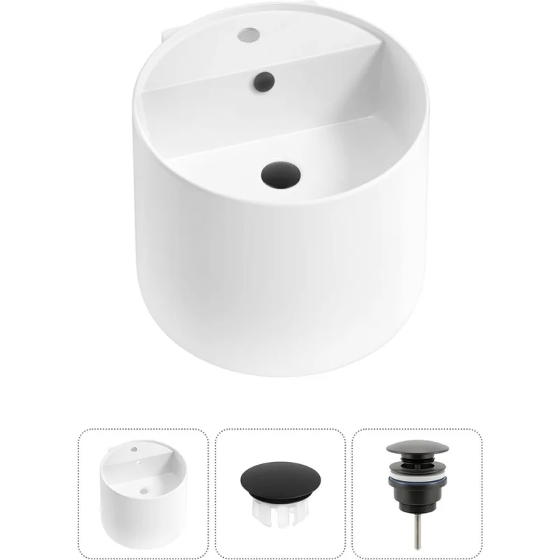 Набор Wellsee 3 в 1 M1 Limited Edition подвесная раковина 45x45 см 20217214R