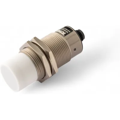 Индуктивный датчик ТЕКО ISN EC8BFL5-31P-15-LZS4 Sn=15 мм, корпус 30x30х82 фторопласт не заподлицо, 10...30DC NO PNP, IP65, разъем М12 00-00039037