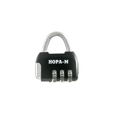 Навесной кодовый замок НОРА-М 617 черный 17084