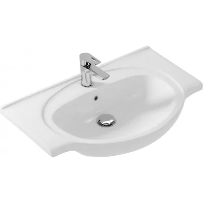 Подвесная раковина Azario 79.5x50x21.5 фаянс, цвет белый teo80 00072634