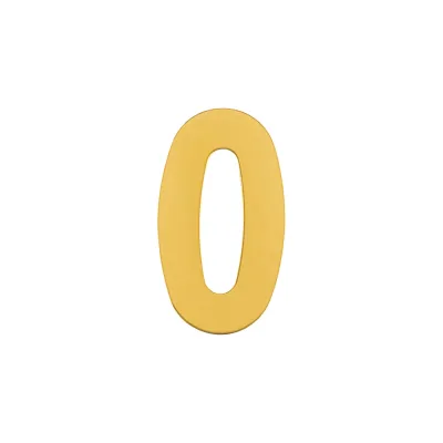 Номер дверной Marlok 0 металл, PB золото 028498