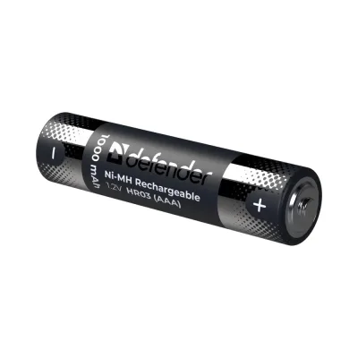 Аккумуляторная батарея DEFENDER HR03-2BL 1000 mAh ААА, Ni-MH, блистер, 2 шт 56511