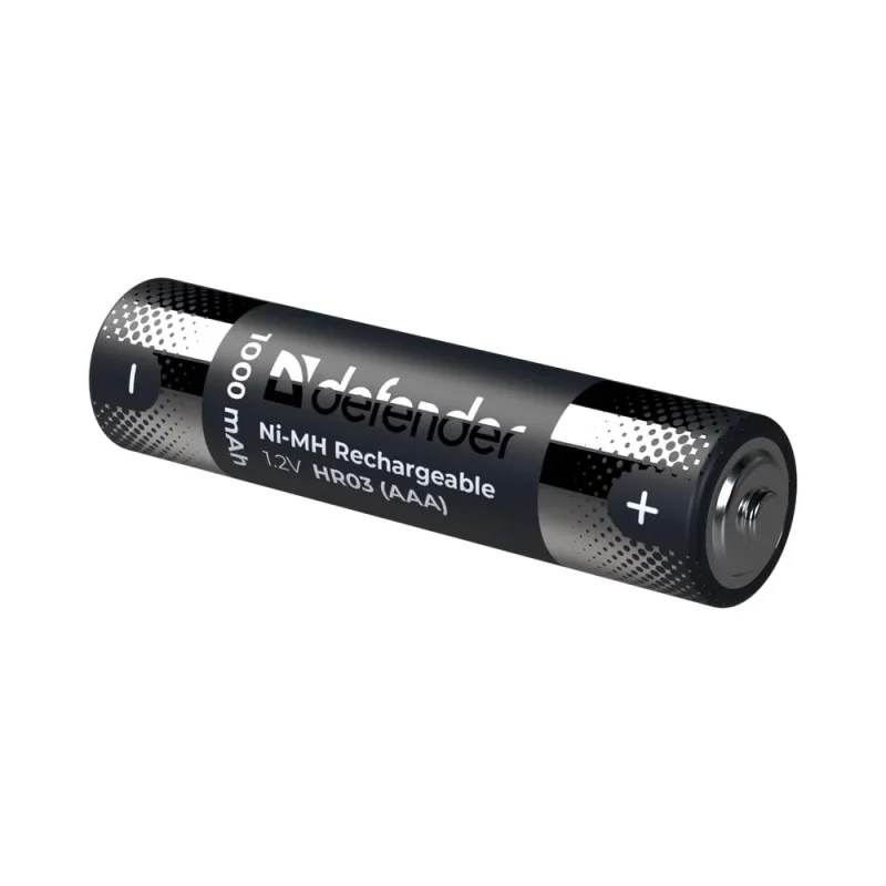 Аккумуляторная батарея DEFENDER HR03-2BL 1000 mAh ААА, Ni-MH, блистер, 2 шт 56511