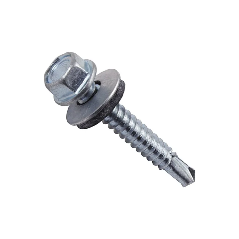 Кровельный саморез Kenner цинк с шайбой EPDM 4,8х80 1200шт ск4880