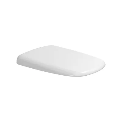 Сиденье для унитаза Flaminia Mono 452x350хh63 мм, с механизмом плавного закрывания Soft Close, шарниры хром, цвет белый MNCW03