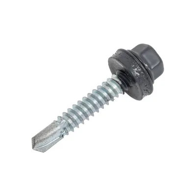 Саморез КРС Госкреп RAL7024 6,3x38 (50 шт.) (тк=16) 14-0022223