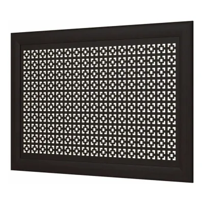 Декоративный экран для радиаторов и батарей Cosca Decor Модерн 600x900 мм, венге, дамаско, с рамкой СПБ004375