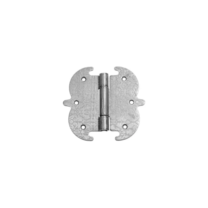 Петля фигурная DOMART 130x140 /кованая/ черненое серебро серия Суздаль 4660046002794