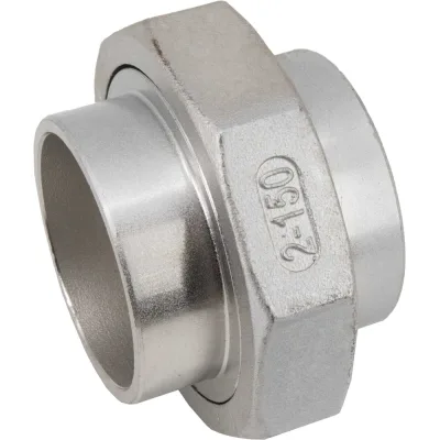 Американка NEWKEY c/c нержавеющая, AISI304 DN50 (2), (CF8), PTFE, PN16 NK-AW/W50/4