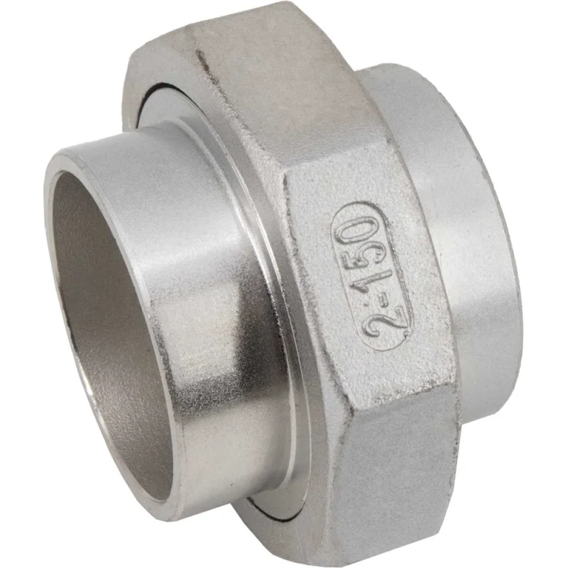 Американка NEWKEY c/c нержавеющая, AISI304 DN50 (2), (CF8), PTFE, PN16 NK-AW/W50/4