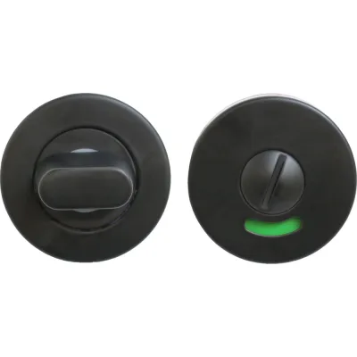 Сантехническая завертка к ручкам Стандарт INOX 02WC SS BLACK черная, нержавеющая сталь 15544