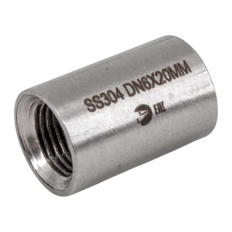 Муфта нержавеющая NEWKEY AISI304 DN6 (1/8), (CF8), PN16, набор 4 шт NAB4-NK-MM6/4