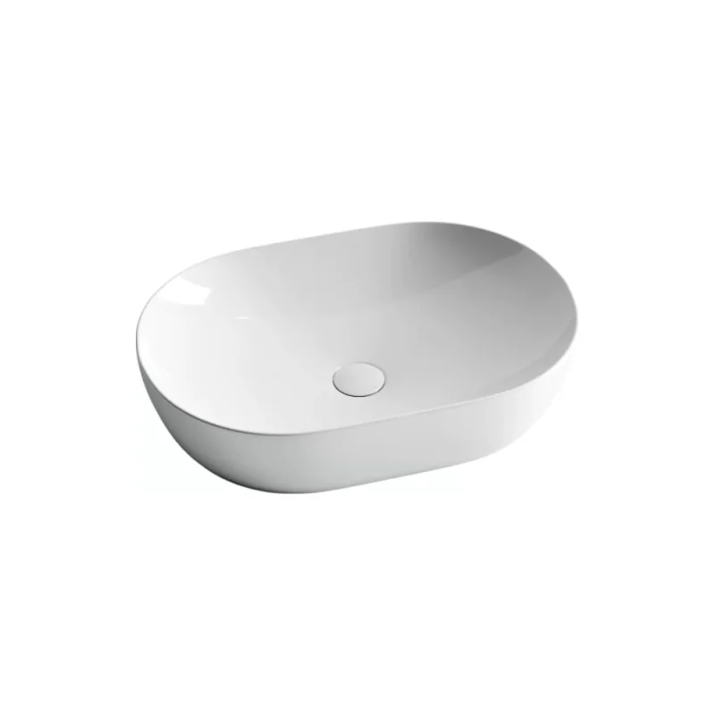 Накладной умывальник чаша Ceramicanova Element овальная, 600х415х135 мм CN5009