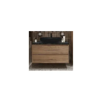 Подвесная тумба со столешницей и накладной раковиной BelBagno KRAFT 100 KRAFT100RT-KEPMNO-1084-H301-SET