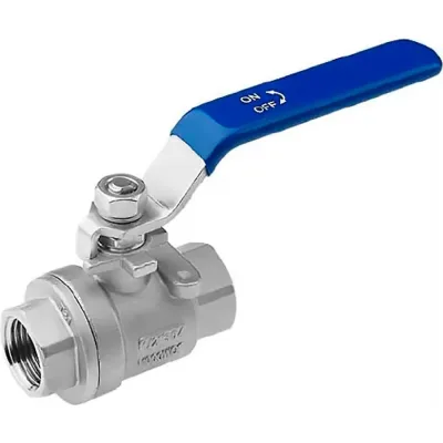 Шаровой полнопроходной кран DN.ru 316-316-PTFE-140 Ду10 Ру140 резьбовой с рукояткой D160-24449