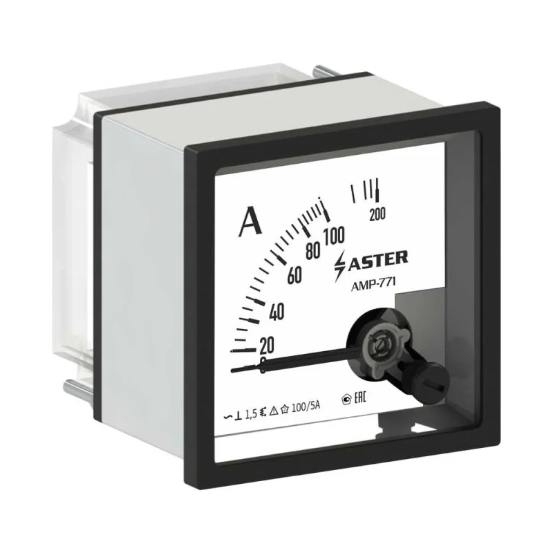 Амперметр ASTER amp-771 50 А, прямой, класс точности 1.5 AMP771-50
