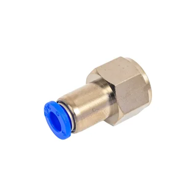 Фитинг 6 мм с внутренней металлической резьбой G1/4" CDC Pneumatics PCF 06G02