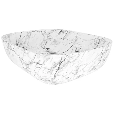 Раковина накладная Teymi Solli 50 artceramic, Белый Мрамор T50393 ЦБ-00269461