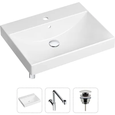 Врезная раковина для ванной, комплект 3 в 1 Lavinia Boho Bathroom Sink 21520587