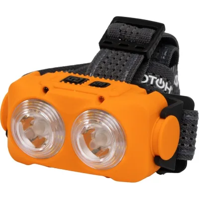 Фонарь налобный Фотон SA-1950 светодиодный 32 LED 6 Вт аккумуляторный Li-Ion 1800 мАч пластик 11 режимов (26150)