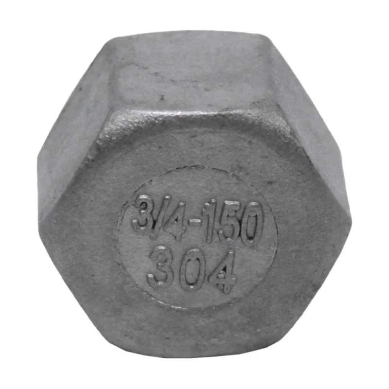 Заглушка В/Р 6-ти гранная нержавеющая NEWKEY AISI304 DN20 (3/4), (CF8), PN16, набор 2 шт NAB2-NK-DTP20/4
