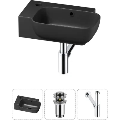 Комплект Wellsee 3 в 1 Lavinia Boho Bathroom Sink накладная/подвесная раковина 40x24 см 20216404R