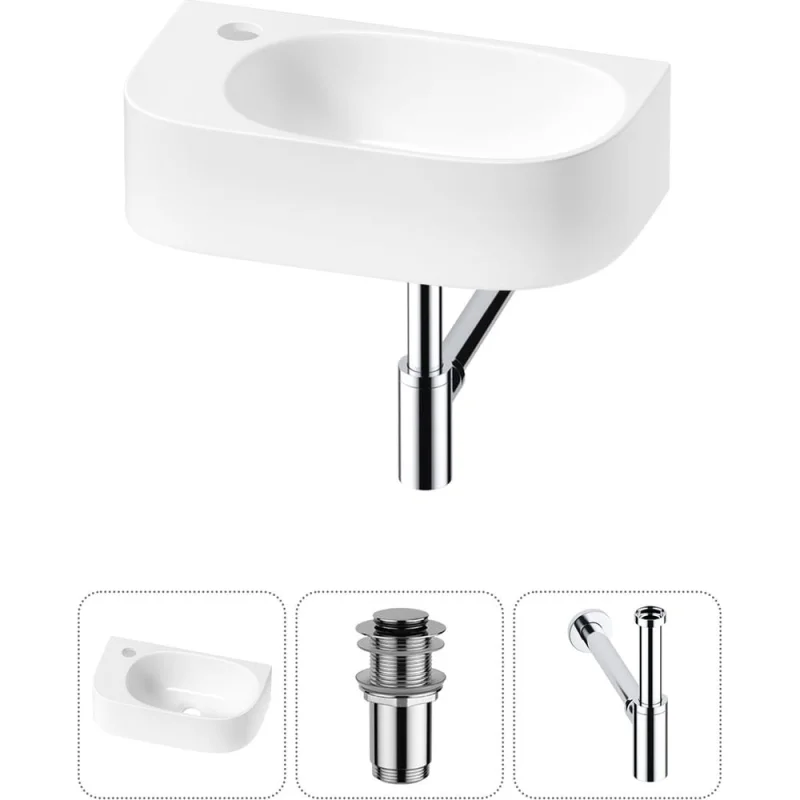 ΠΠΎΠΌΠΏΠ»Π΅ΠΊΡ Wellsee 3 Π² 1 Lavinia Boho Bathroom Sink Π½Π°ΠΊΠ»Π°Π΄Π½Π°Ρ/ΠΏΠΎΠ΄Π²Π΅ΡΠ½Π°Ρ ΡΠ°ΠΊΠΎΠ²ΠΈΠ½Π° 40x22 ΡΠΌ 20216333R
