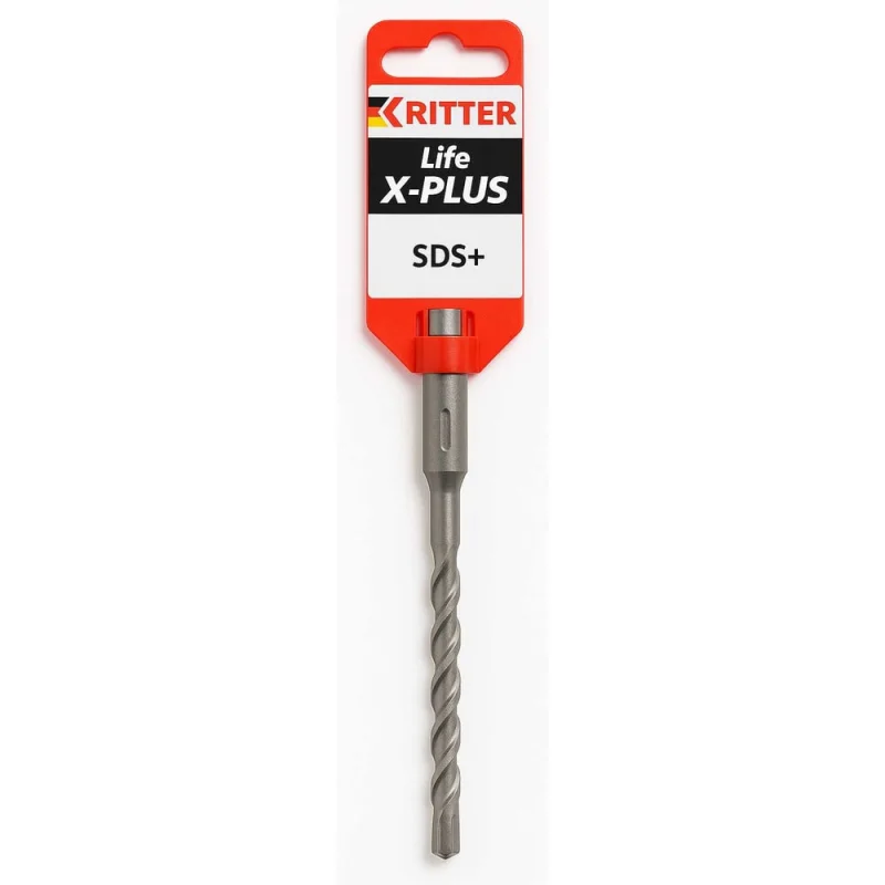 Бур RITTER SDS+ Life X-Plus 6х50/110 (Х-образная увеличенная твердосплавная напайка YG9, 4 резца) 10406110