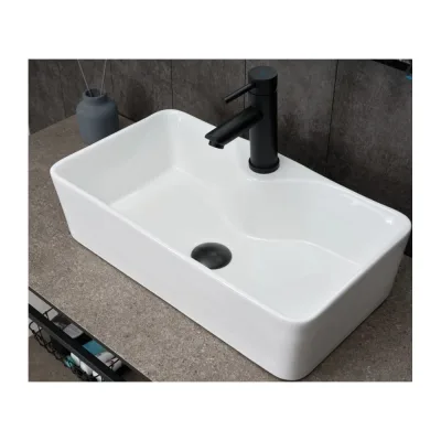 Раковина накладная Gid N9092 белая 55x31x14 51202