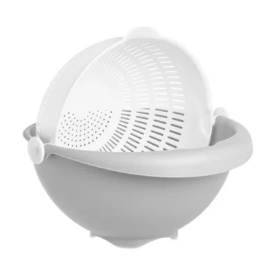 Дуршлаг HOBBY LIFE AQUA серый 21см вращающийся HL041312GR