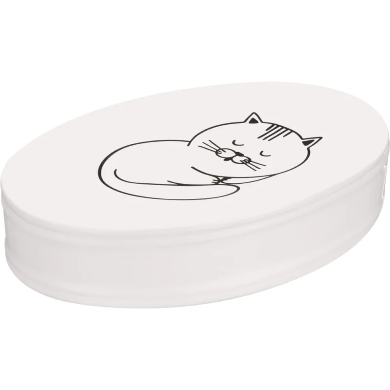 Мыльница Fora Happy Cats настольная, керамика FOR-HC036