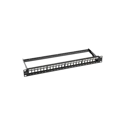 Коммутационная наборная панель REXANT 19", 1U, 24 порта, UTP 02-0053