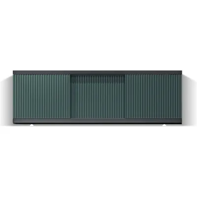 Экран под ванну Alavann МДФ Alt Black 1,5 Фрезеровка волна, зелёный хвойный ALV1201010