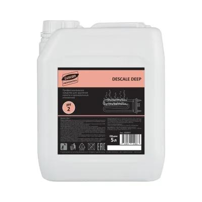Профхим от накипи в посудомоечных и стиральных машинах Luscan Professional cip descale deep кислотный, 5л 1850874