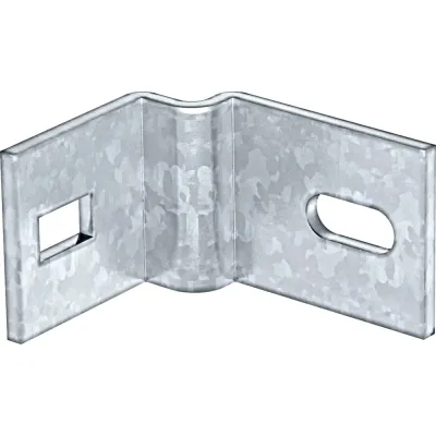 Крепежный уголок OBO Bettermann 80x55x65 мм S=5 мм FT М12 с крепежным комплектом 6019528