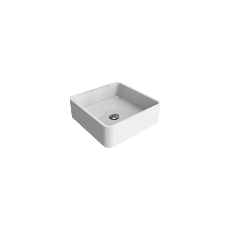 Раковина Flaminia Mini 400x400хh130 мм, подвесная, без перелива, керамика, цвет белый MWL40