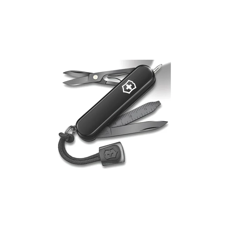 Нож-брелок Victorinox Classic Signature Lite, 58 мм, 7 функций, черный 0.6226.31P