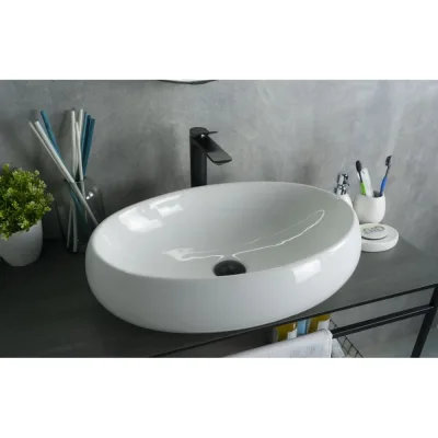Раковина накладная Gid N9030a белая 60x41x15 51114