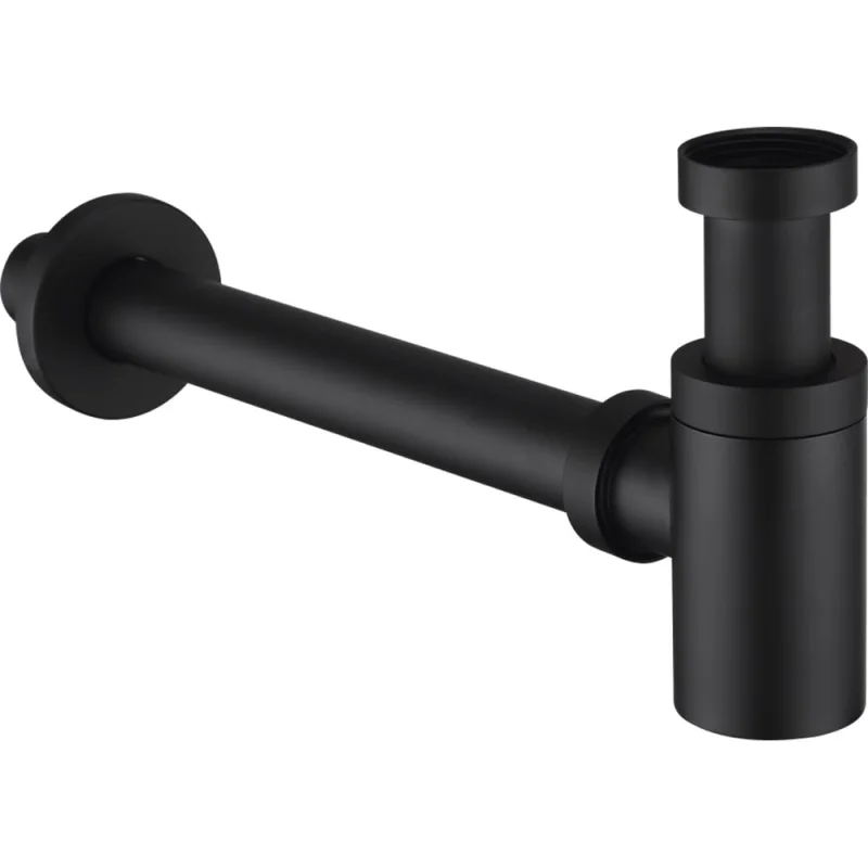 Сифон бутылочный для раковины Elghansa RoundLine 1-1/4 200_350 мм WBT-512-Black