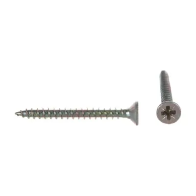 Саморез универсальный МЕТАЛЛСЕРВИС 6x60 белый цинк 10шт. МС 1265768