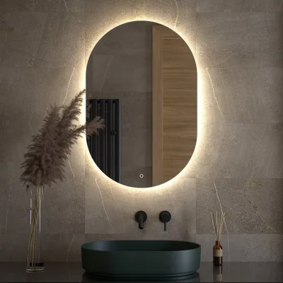 Зеркало DEFESTO с LED-подсветкой 25W 60x90 cm Сенсорный выключатель, Нейтральный белый свет OPTI DF 2905S