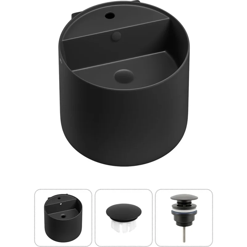 Набор Wellsee 3 в 1 M1 Limited Edition подвесная раковина 45x45 см 20217217R