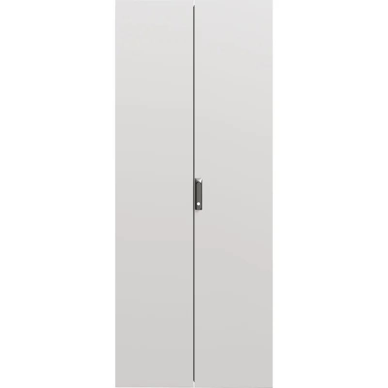 Дверь сплошная DKC двухстворчатая, для IT, CQE 2200x600 RAL7035, 1 шт. RGITCPED2260